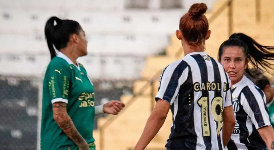 Santos vence o Palmeiras e assume a liderança do Paulistão Feminino