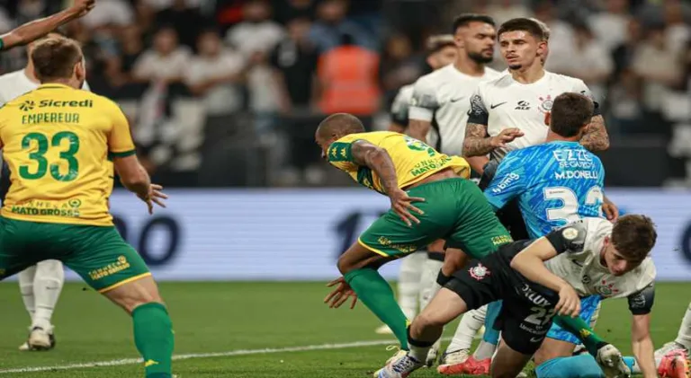 Donelli defende pênalti e Corinthians empata com Cuiabá no Brasileirão