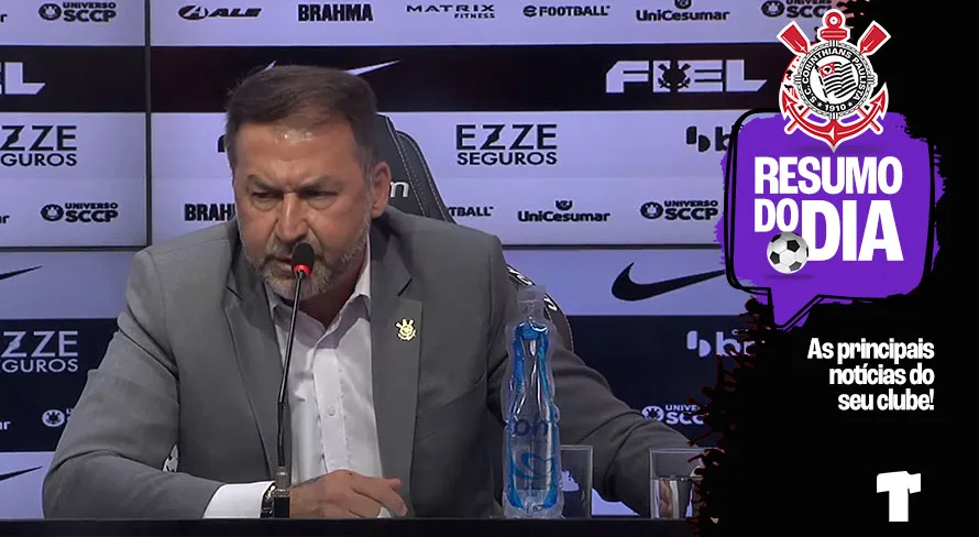 Corinthians hoje (10/06): coletiva de Augusto Melo, polêmicas e naming rights