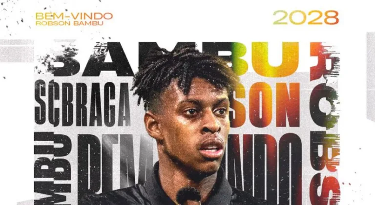 Ex-Corinthians e Vasco, Robson Bambu é o novo reforço do Braga, de Portugal
