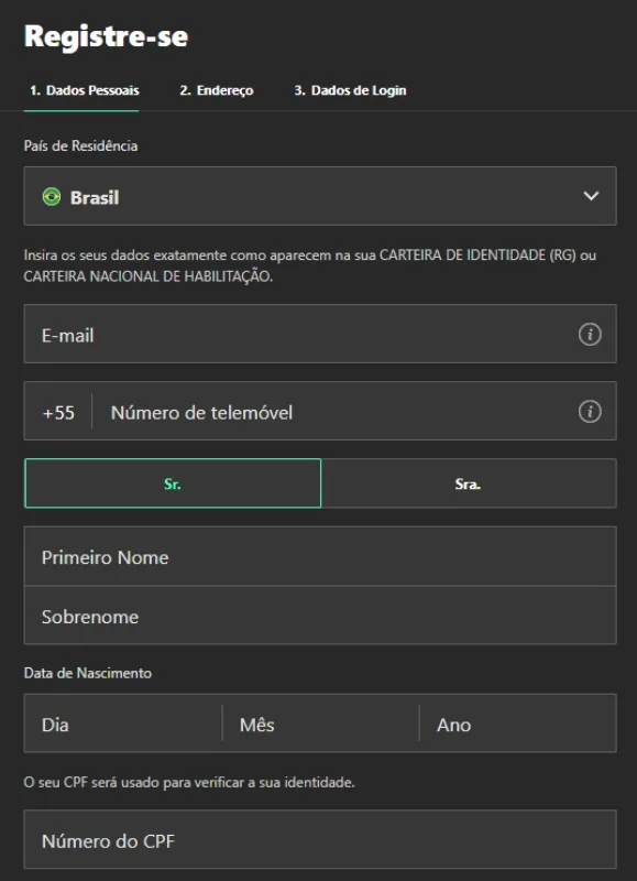 Como se cadastrar na bet365 para a Copa América