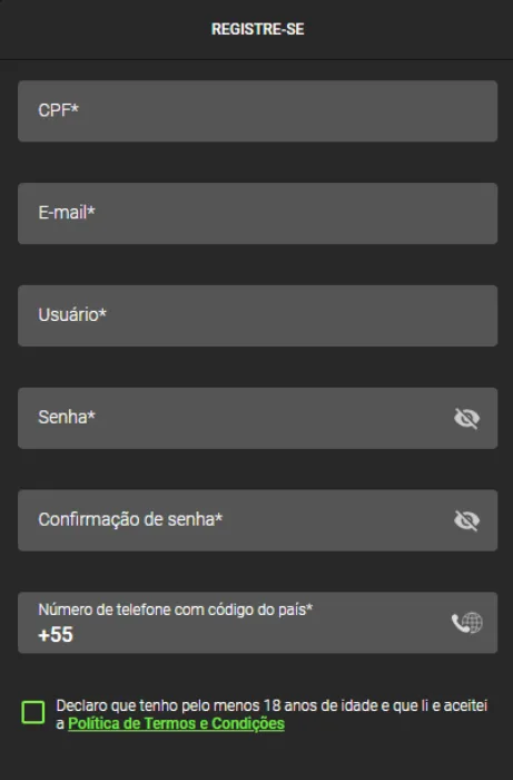 Como se cadastrar na Luva bet