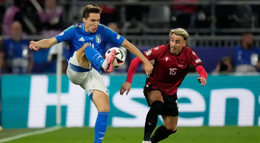 Chiesa, atacante da Itália, fala após virada na estreia contra a Albânia na Eurocopa