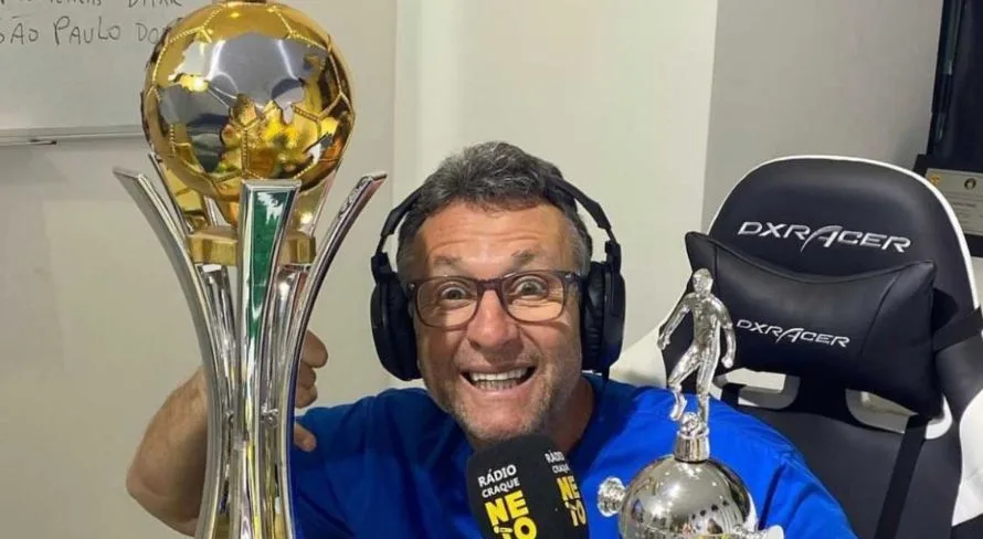 Craque Neto elege top-1 ao montar dupla de ataque ideal do futebol brasileiro 