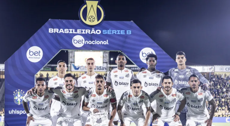Santos hoje pode terminar rodada do Brasileirão Série B fora da zona de classificação