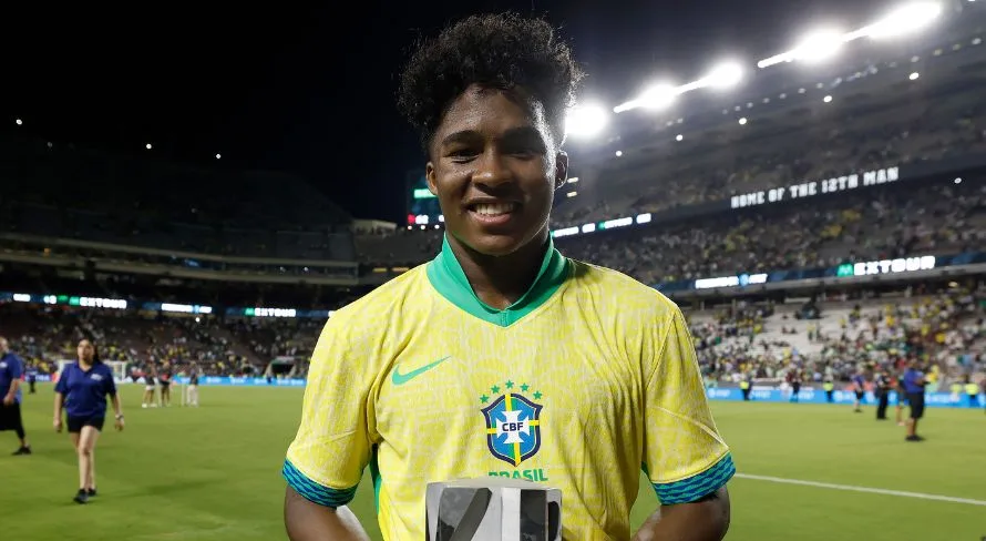 Endrick ganha visibilidade em jornal inglês: “Pronto para competir com Mbappé”