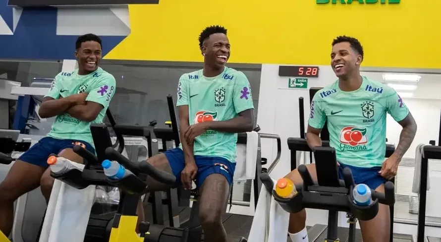 Veja números de Endrick, Vinícius Júnior e Rodrygo antes do Real Madrid