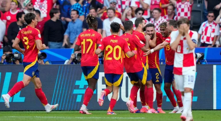 Em jogo polêmico, Espanha goleia Cróacia na Eurocopa 2024