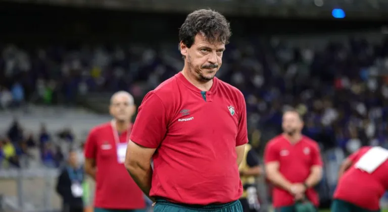 Diniz se emociona na despedida do Fluminense