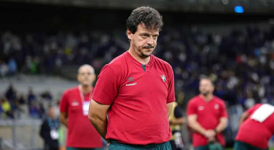 Diniz se emociona na despedida do Fluminense