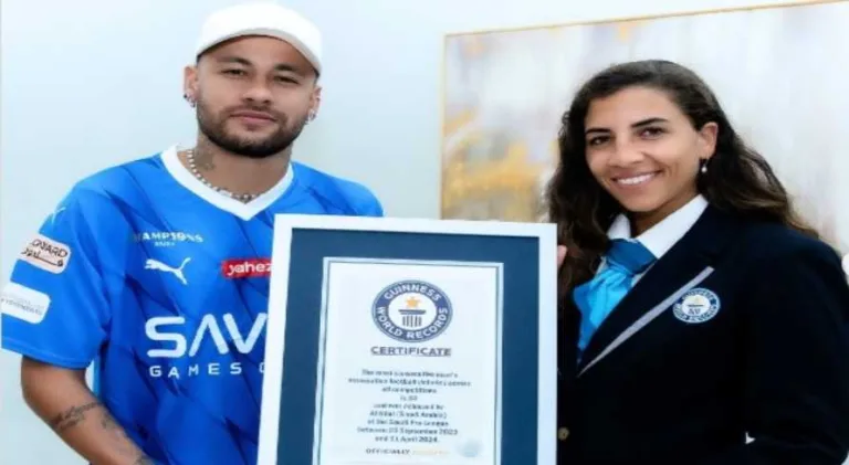 Neymar recebe título do Guinness após campanha avassaladora do Al Hilal