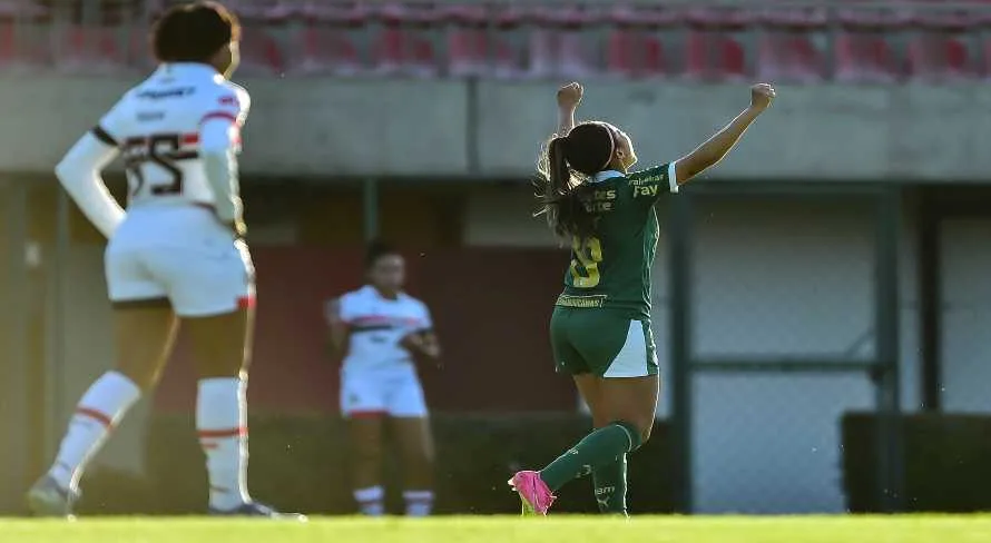 Palmeiras assume terceira posição do Brasileirão Feminino com goleada sobre o SPFC