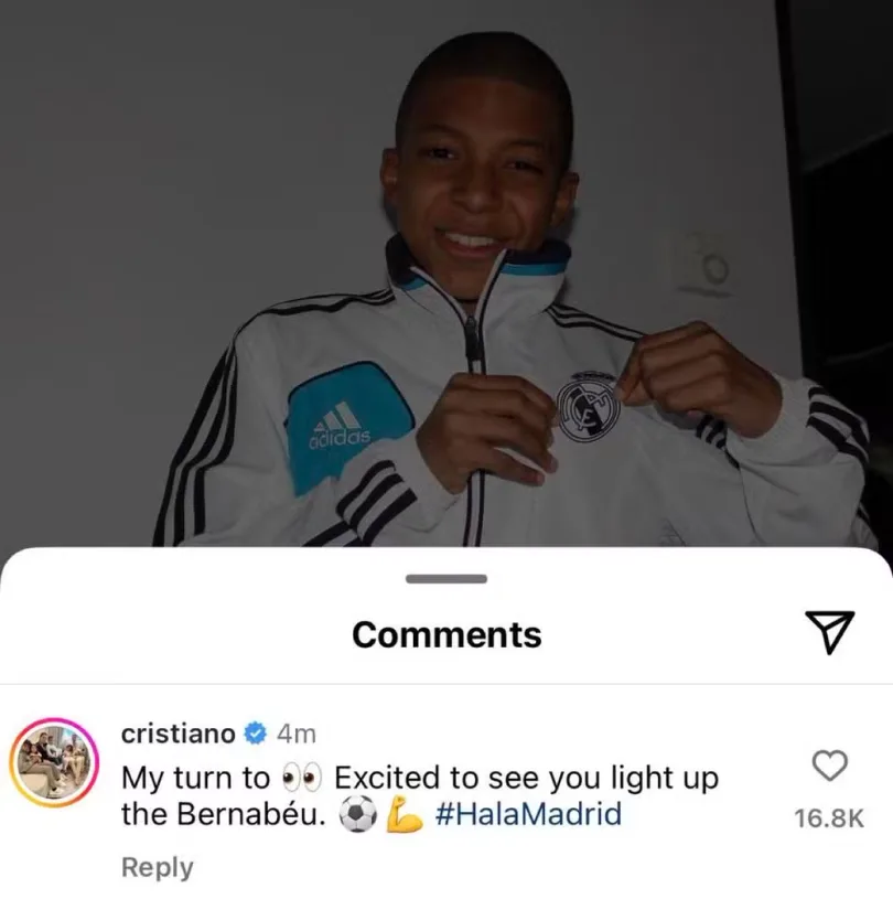 Recado de Cristiano Ronaldo a Mbappé