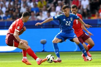 Suíça e Itália, pela Eurocopa