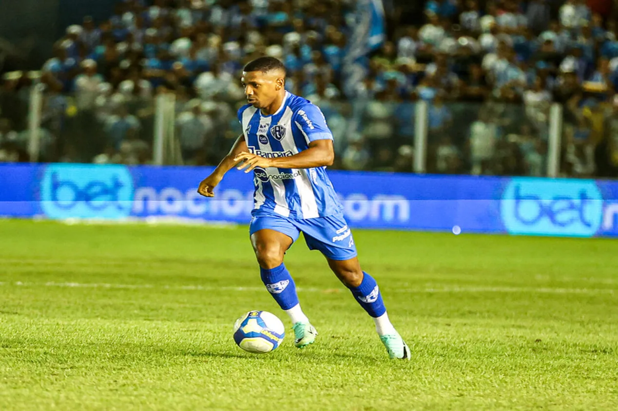 Autor de golaço e duas assistências, Jean Dias desfalca Paysandu no próximo jogo 