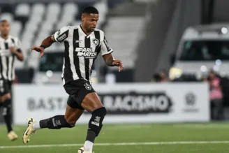 Júnior Santos em campo pelo Botafogo