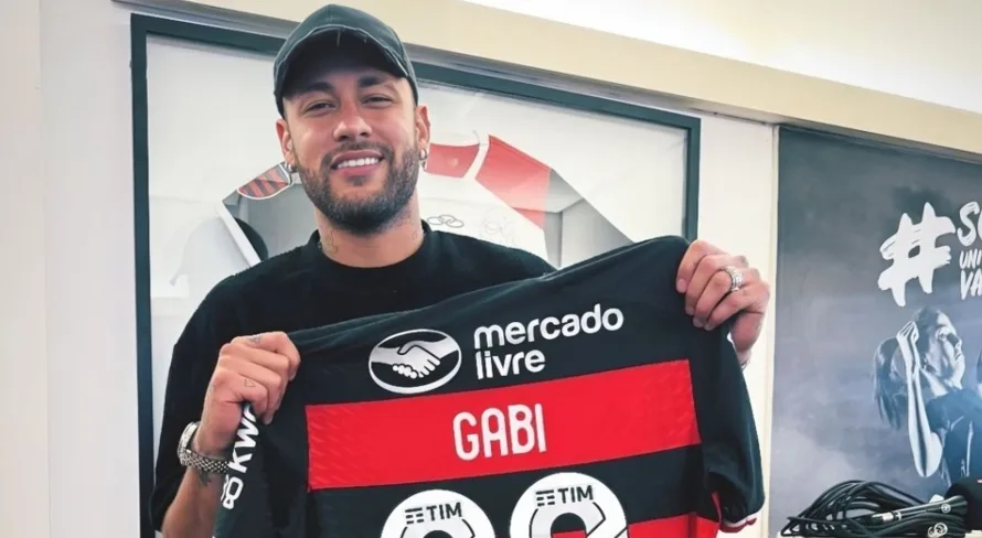 Neymar manda recado para os torcedores do Flamengo; assista