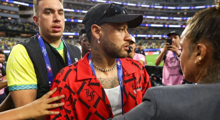 Neymar acompanha a seleção brasileira na Copa América e revela ajuda para Vinícius Júnior