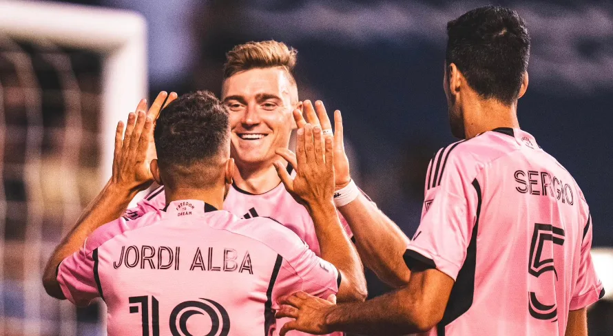 Sem Messi e Suárez, Inter Miami consegue virada contra Philadelphia Union na MLS