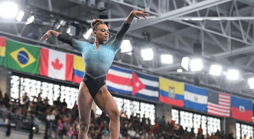 Rebeca Andrade chega nas Olimpíadas de Paris com o posto de maior da história da ginástica do Brasil