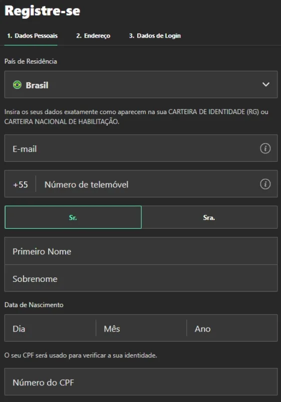 Registro na bet365 Como se cadastrar na bet365