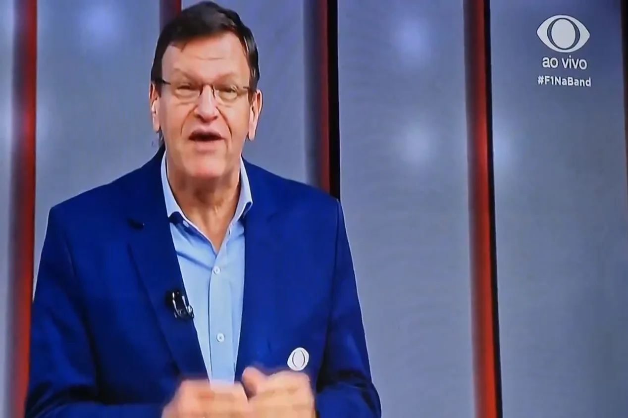 Fórmula 1 hoje: Sérgio Maurício confunde Band com Globo e se corrige; assista 