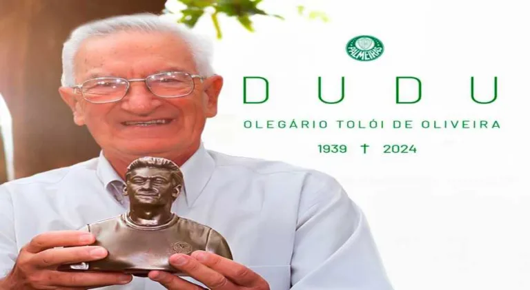 Dudu, ídolo do Palmeiras, morre aos 84 anos