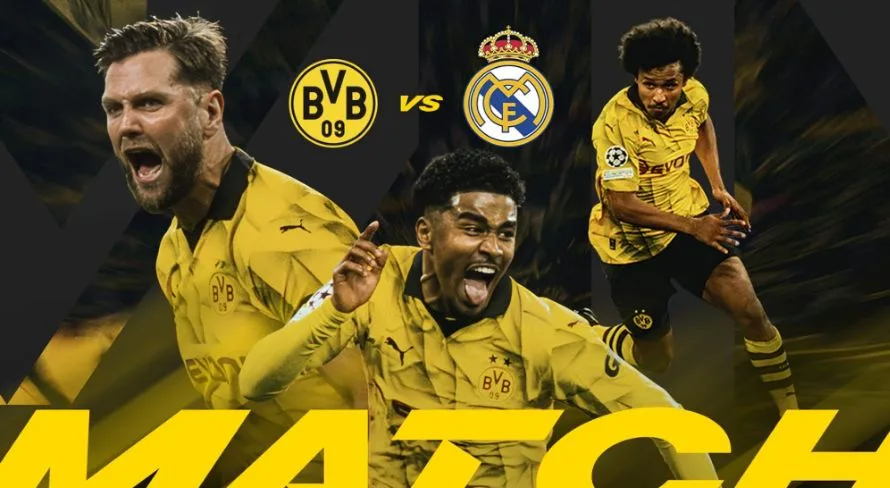 Veja o provável time do Borussia Dortmund contra o Real Madrid
