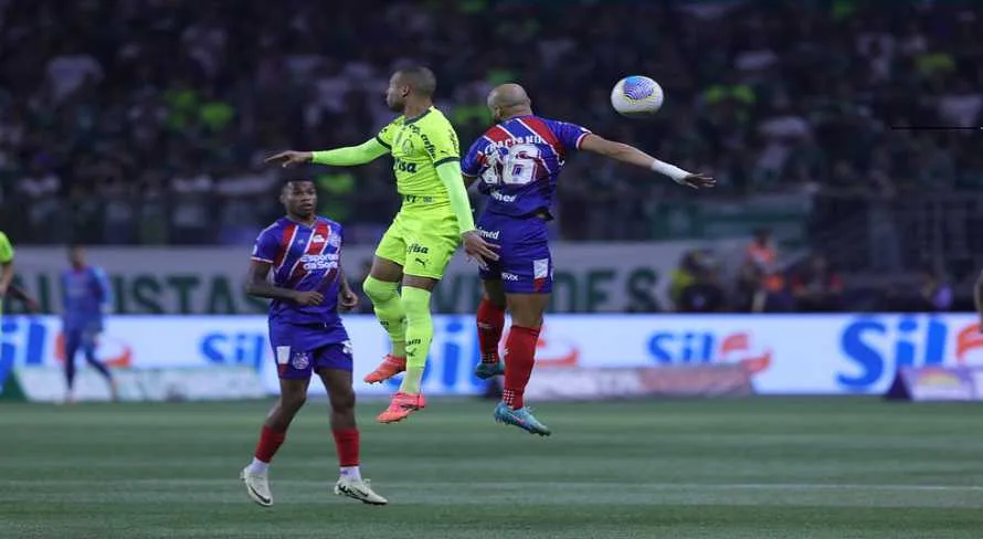 Bahia perde para o Palmeiras e deixa o G4 do Brasileirão Série A