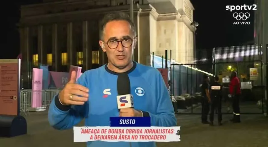 Olimpíadas: equipe do Sportv deixa estúdio após ameaça de bomba