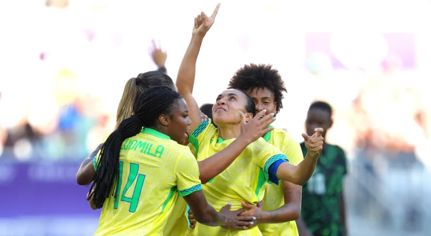 Seleção feminina de futebol vence a Nigéria nas Olimpíadas de Paris