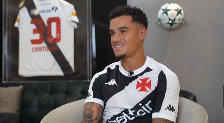 Philippe Coutinho fala pela primeira vez sobre sua volta ao Vasco: “É um sentimento de muita felicidade”