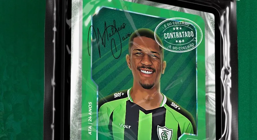 América-MG anuncia atacante ex-Corinthians e Cruzeiro