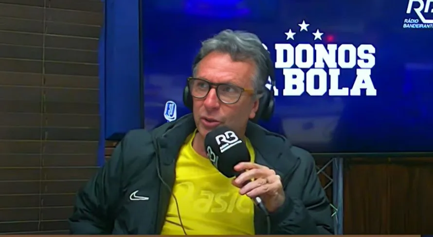 Craque Neto vê jogador como referência para time do Brasileirão: “Impressiona”