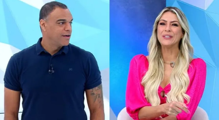 Denílson e Renata Fan decretam placar em Flamengo x Palmeiras