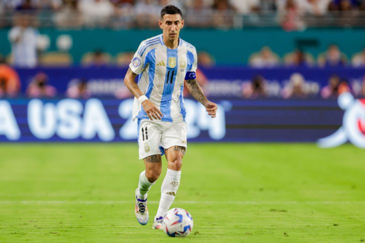 BSR Agency/Alamy Live News | Jogador Di María em campo durante a Copa América