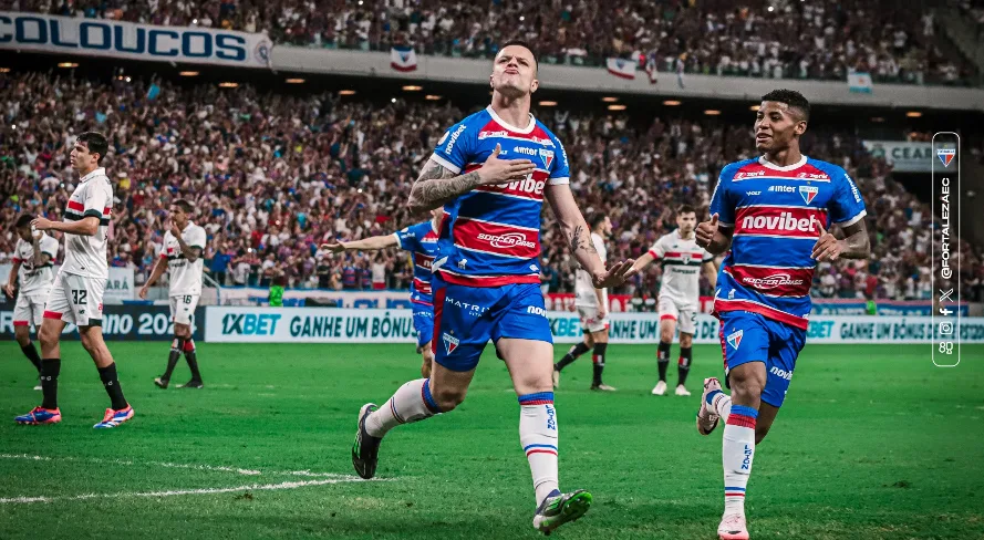 Fortaleza faz no início para superar SPFC no Brasileirão