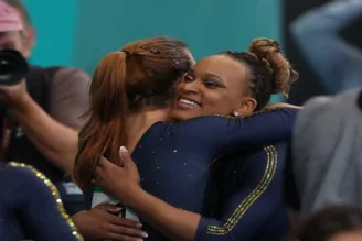 Rebeca Andrade e Jade Barbosa