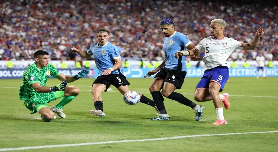 Uruguai vence  os Estados Unidos e elimina os anfitriões da Copa América