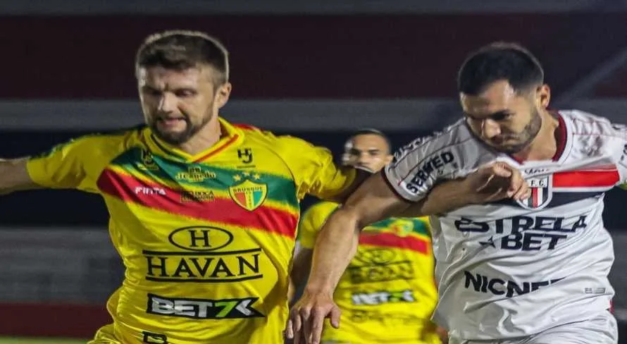 Brusque busca o empate contra o Botafogo-SP no Brasileirão Série B