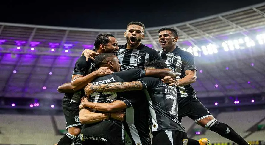 Ceará goleia o Botafogo-SP e se aproxima do G-4 do Brasileirão Série B
