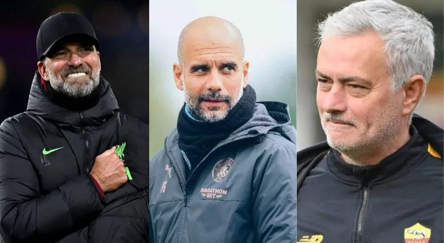 Guardiola, Klopp e Mourinho elegem o melhor jogador que viram jogar