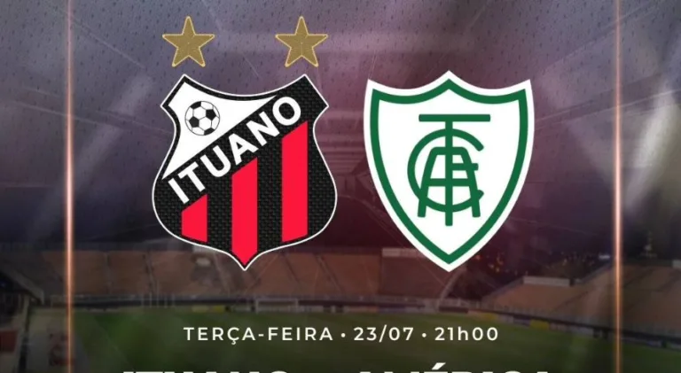 Ituano x América-MG: onde assistir ao Brasileirão Série B AO VIVO