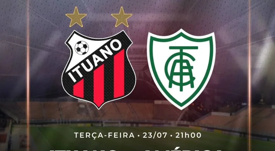 Ituano x América-MG: onde assistir ao Brasileirão Série B AO VIVO
