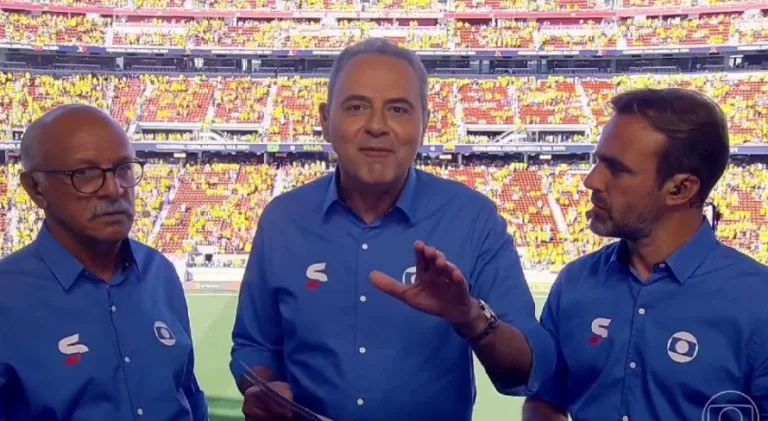 Luis Roberto alfineta o SPFC e chama atenção em Brasil x Colômbia: “Modo Galvão Bueno”