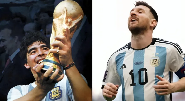 Lista escolhe entre Messi e Maradona ao eleger o top-10 do futebol argentino