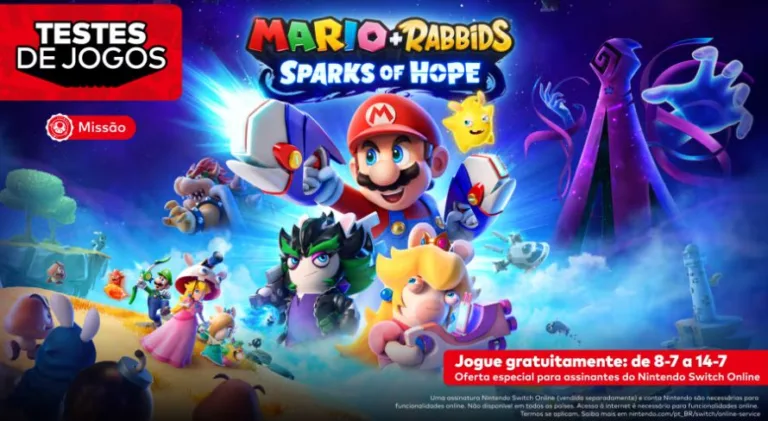 Mario + Rabbids Sparks of Hope está grátis para jogar até 14 de julho; entenda