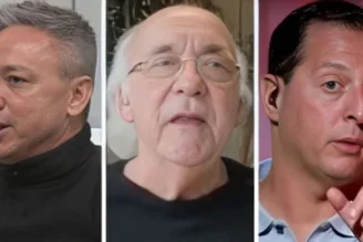 Paulo Nunes, Tostão e Benja.