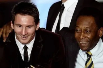 Pelé e Lionel Messi