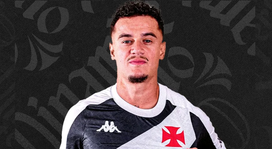 Vasco anuncia oficialmente a contratação de Philippe Coutinho